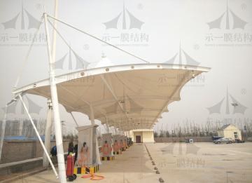 膜結(jié)構(gòu)車棚造型是如何分類的？
