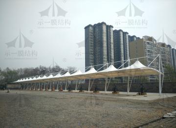 膜結(jié)構(gòu)車棚長久使用的秘訣是什么？